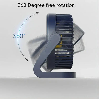 360° Rotating USB Desktop Fan