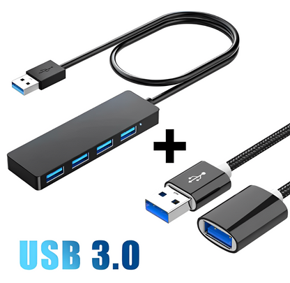 4 Port Usb 3.0 Hub Usb 3.0 Extension Cord